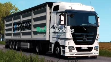 Caminhão Mercedes Actros MP3 Reworked v3.7 (1.41) ETS2