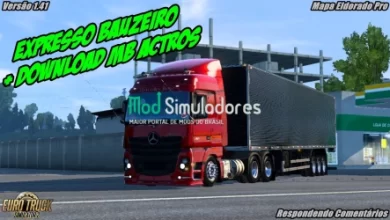 Caminhão Mercedes Benz Actros v1.7 (1.41) ETS2