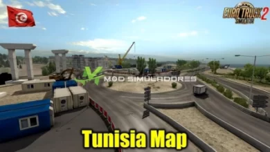 Mapa Tunisia V1.0.1 (DEMO) Para V.1.39.X - ETS2