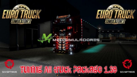 Pack Acessórios para Caminhões Para V.1.39.X - ETS2
