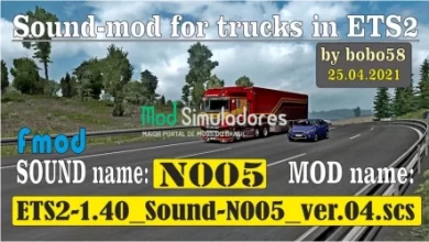 Mod Som Motores Caminhões v5.0 (1.41) ETS2