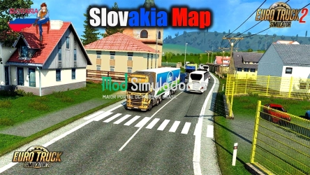 Mapa da Eslováquia v6.4.9 (1.42) ETS2