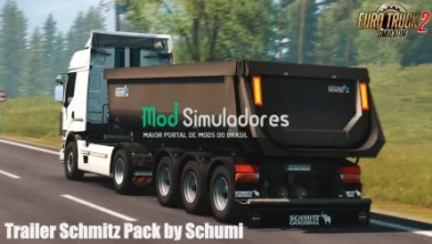Pack Reboques Schmitz v1.8 (1.43) ETS2