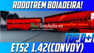 Reboque Rodotrem Boiadeira (1.42) ETS2