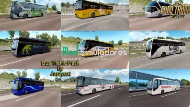 Bus Traffic Pack v12.9.1 by Jazzycat (1.43.X) ETS2
