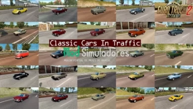 Classic Cars Traffic Pack v7.9.1 by TrafficManiac (1.43.X) ETS2
