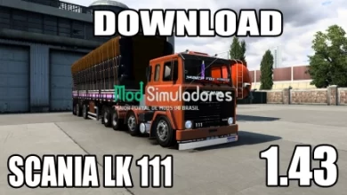Caminhão Scania LK 111 (1.43.X) ETS2