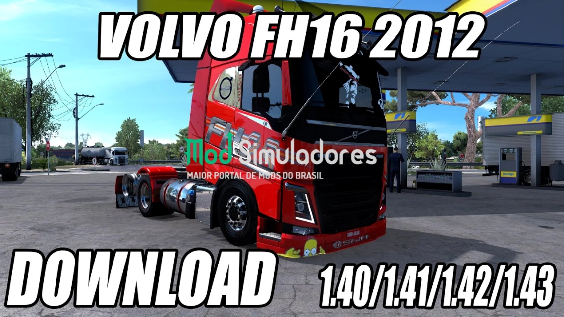 Mod Caminhão Volvo FH16 2012 (1.43.X) ETS2