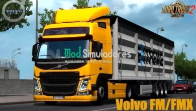 Volvo FM e FMX Truck v1.6 (1.44.X) ETS2