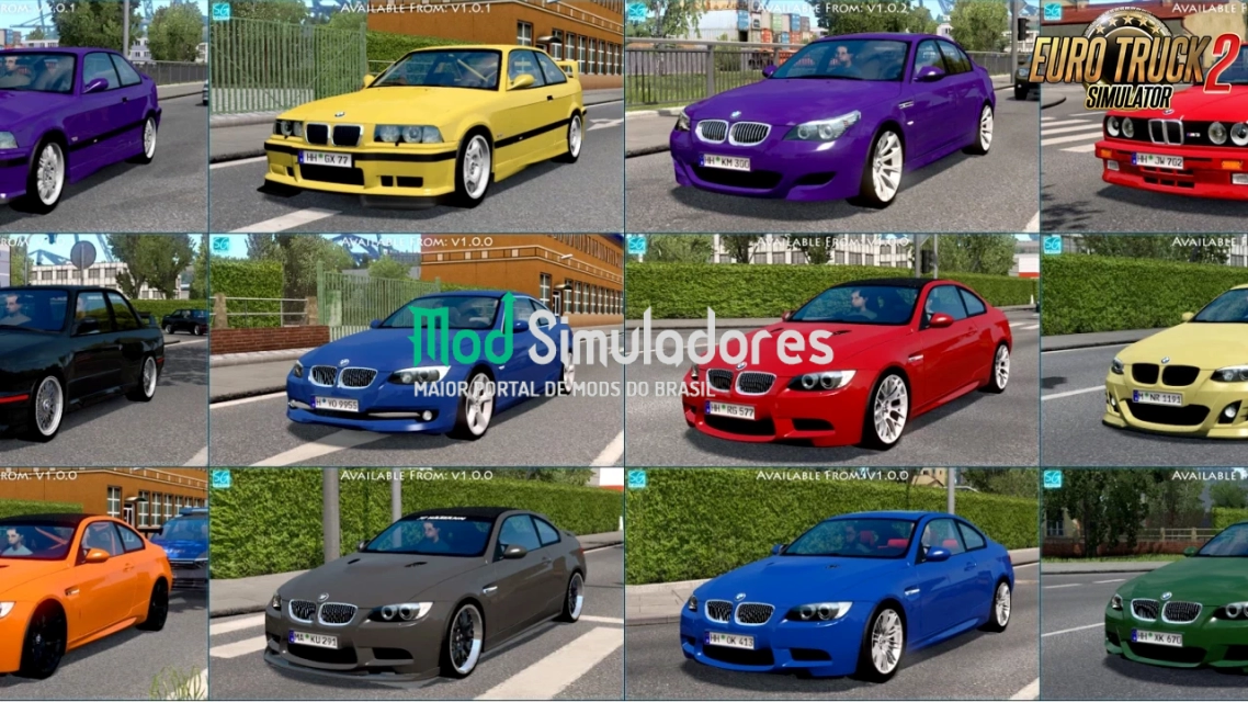 Mod Pack BMW no Tráfego v1.4 (1.43.X) ETS2