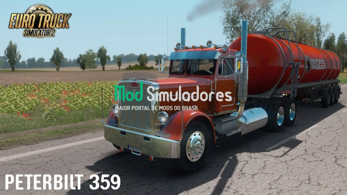 Mod Caminhão Peterbilt 359 v1.4 (1.43.X) ETS2
