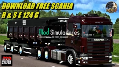 Caminhão Scania R e S 124G (1.43.X) ETS2