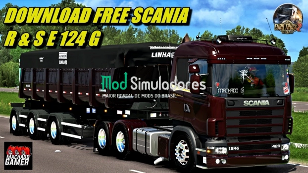 Mod Caminhão Scania R e S 124G (1.43.X) ETS2