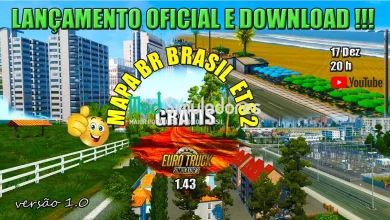 Mapa BR Brasil 1.0 (1.43.X) ETS2