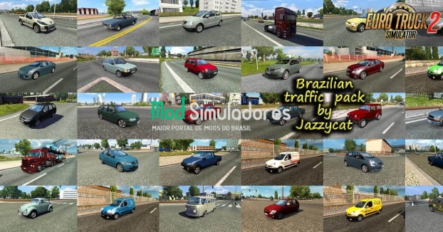 Mod Pacote de tráfego Brasileiro v4.0 (1.43.X) ETS2