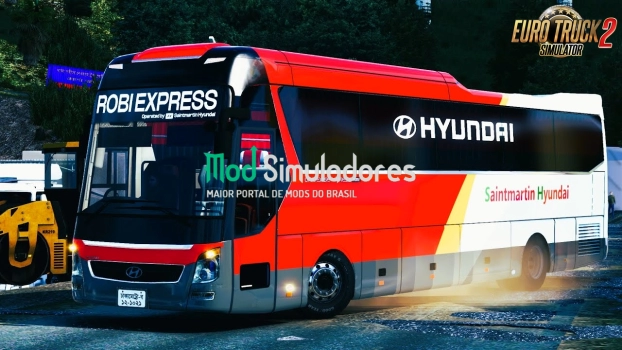 Mod Hyundai Universe Express Noble Bus v2.0 (1.43.X) ETS2