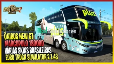 Ônibus Marcopolo New G7 1800DD (1.43.X) ETS2