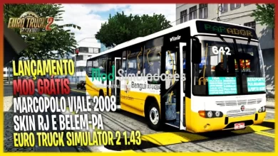 Ônibus Marcopolo Viale 2008 (1.43.X) ETS2