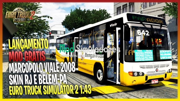 Mod Ônibus Marcopolo Viale 2008 (1.43.X) ETS2