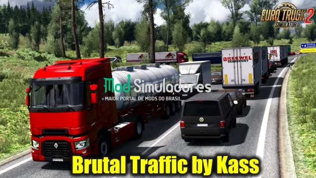 Mod Brutal Traffic v2.6 V1.44.X - ETS2
