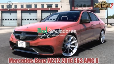 Mercedes-Benz W212 2016 E63 AMG S v4.2 Para V.1.44.X - ETS2
