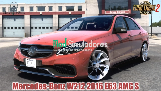 Mod Mercedes-Benz W212 2016 E63 AMG S v4.2 Para V.1.44.X - ETS2
