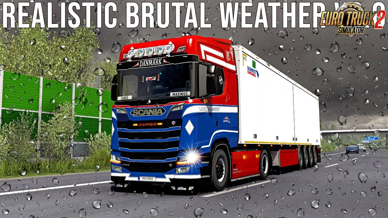 Mod Realistic Brutal Weather v7.9 (1.44.X) ETS2