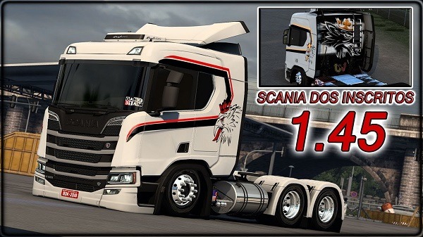 Caminhão New Scania Qualificada Mods Ets2 1.45