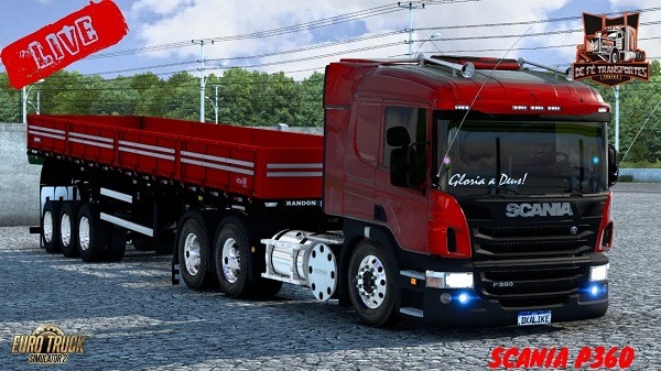 Caminhão Scania P360 Qualificada Mods Ets2 1.46