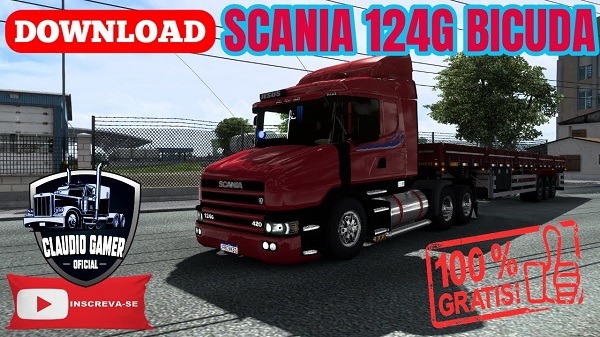 Caminhão Scania 124G Qualificada Mods Ets2 1.46