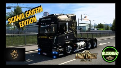 Caminhão Scania GRIFFIN EDITION Mods Ets2 1.46