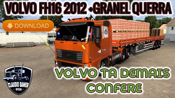 Caminhão Volvo FH 2012 + Granel Guerra Ets2 Mods 1.46
