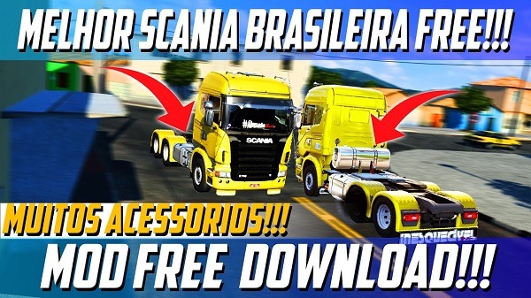 Caminhão Scania Brasileira Qualificada Mods Ets2 1.46