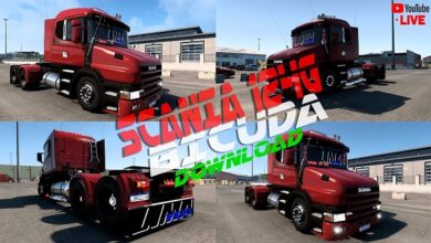 Caminhão Scania 124G Qualificada Mods Ets2 1.46/1.47