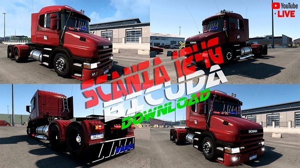 Caminhão Scania 124G Qualificada Mods Ets2 1.46/1.47