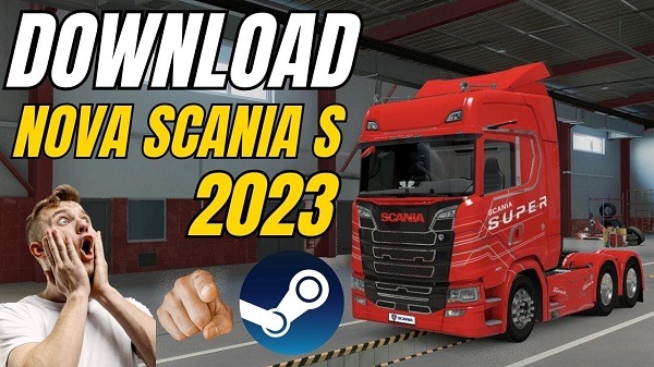 Caminhão New Scania S 2023 Mod Ets2 1.47
