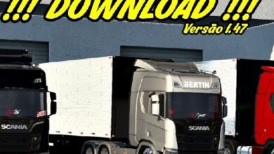 Caminhão Scania NTG Qualificada Mod Ets2 1.47