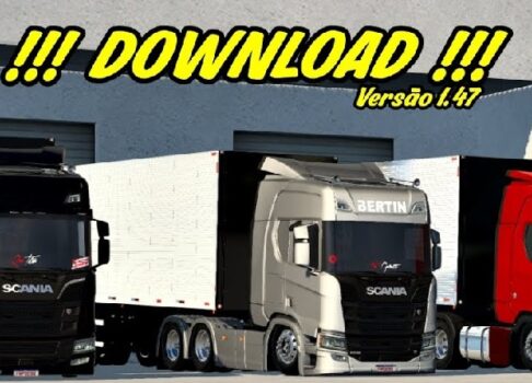 Caminhão Scania NTG Qualificada Mod Ets2 1.47
