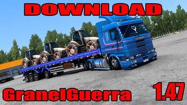 Reboque Granel Guerra Top Mod Ets2 1.47