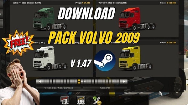 Pack Volvo 2009 Top Mod Ets2 1.47