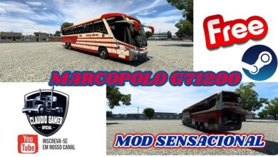 Ônibus Marcopolo G7 1200 Mod Ets2 1.47