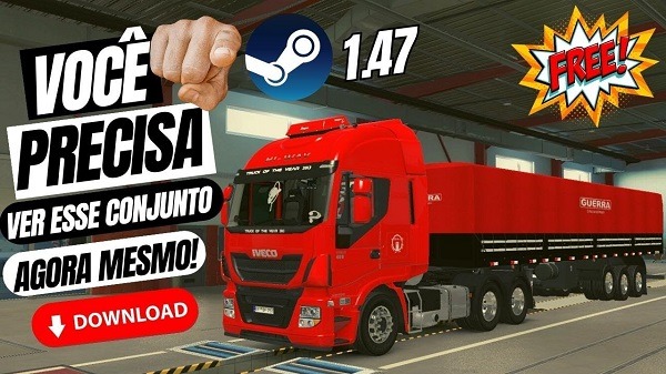 Caminhão Iveco Hi-Way Brasileiro Mod Ets2 1.47