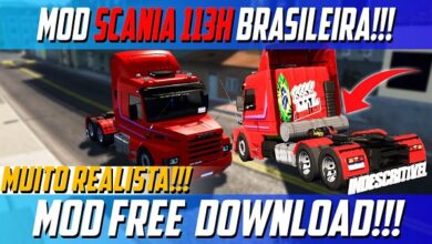 Caminhão Scania 113H Brasileira Mod Ets2 1.47