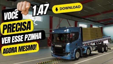 Caminhão Scania Pzinha Qualificada Mod Ets2 1.47