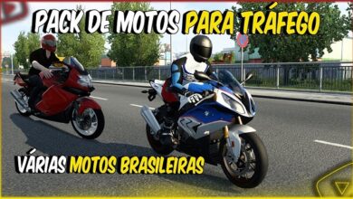 Pack de Motos Brasileira Para o Tráfego Mod Ets2 1.47