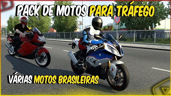 Pack de Motos Brasileira Para o Tráfego Mod Ets2 1.47