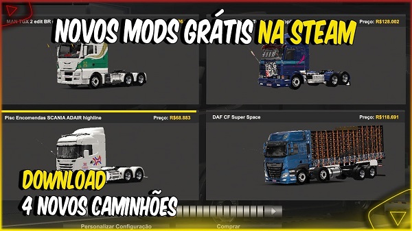 Top 13 Mod de Caminhões Brasileiros Ets2 1.49 - Dalenha Mods