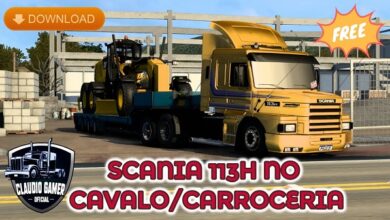 Scania 113H no Cavalo/Carroceria Mod Ets2 1.48