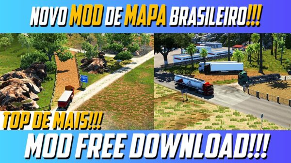 Novo Mapa Brasileiro Top Mod Ets2 1.48