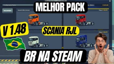 Melhor Pack Scania RJL Mod Ets2 1.48